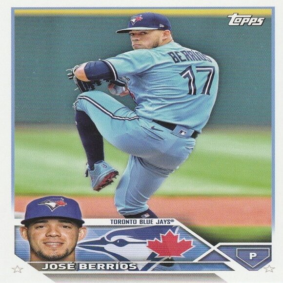 Jose Berrios - 2023 Topps Toronto Blue Jays MLB Series Card - Card Number TOR-3 - Picture 1 of 2